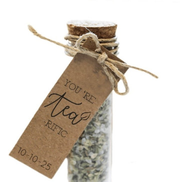 Herbal Gift Tubes huwelijksbedankjes Tea-Rific