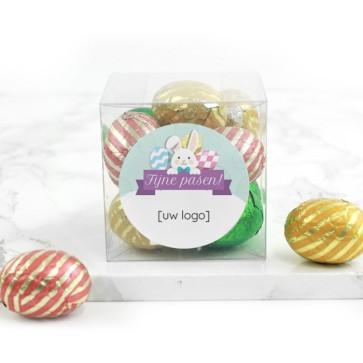 Candy Cube zakelijk bedankje - Easter Bunny