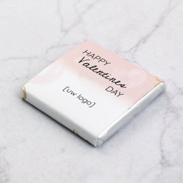 Mini Chocolade zakelijk bedankje - Pink Valentine