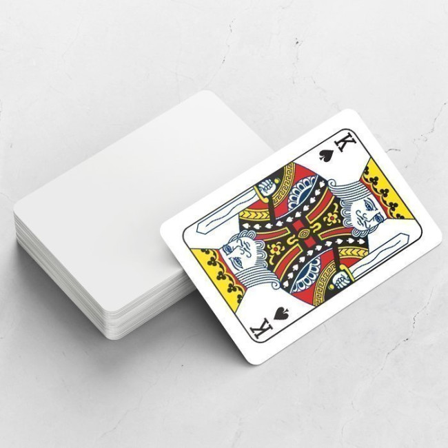 Voorkeursbehandeling hoogte Hoogte Eigen ontwerp Gepersonaliseerde Speelkaarten - Eigen ontwerp  Gepersonaliseerde Speelkaarten | Zakelijke Bedankjes