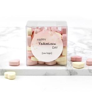 Candy Cube zakelijk bedankje - Pink Valentine