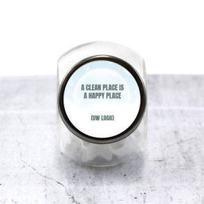 Candy Jar zakelijk bedankje - Transparent