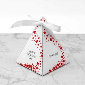 Piramidedoosje zakelijk bedankje - Valentine Love