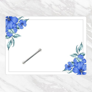 Sterretjes Kaart - Blue Flowers