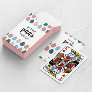 gepersonaliseerde speelkaarten zakelijk acrylic egg kaarten en doosje