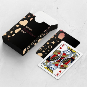 gepersonaliseerde speelkaarten zakelijk secret valentine kaarten en doosje